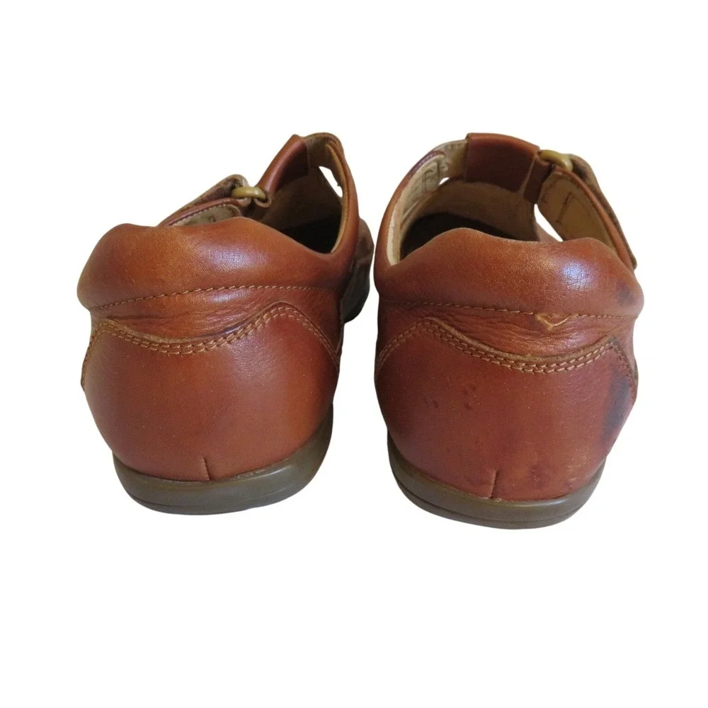 Pikolinos Mens‎ Tan Leather Fisherman Sandals EU 42 US 9 Whipstitch Loafers